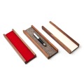 5049 - Pen tray made of solid walnut wood with felt inlay