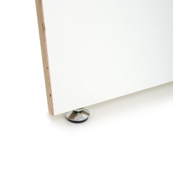 Design Schreibtisch DESK aus Multiplex weiß